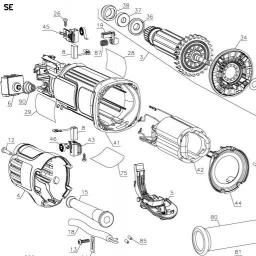 DeWalt DWE4120W spare parts