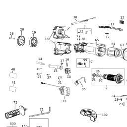 DeWalt DWE4207K spare parts