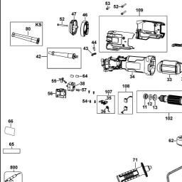 DeWalt DWE4238 spare parts