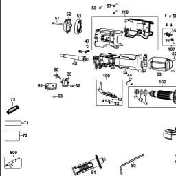 DeWalt DWE4263 spare parts