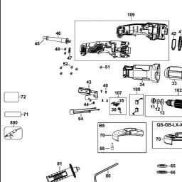 DeWalt DWE4277 spare parts
