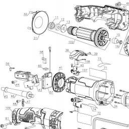 DeWalt DWE43066N spare parts