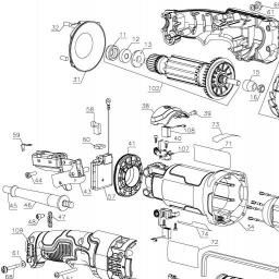 DeWalt DWE43115N spare parts