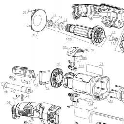 DeWalt DWE43116N spare parts