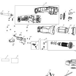 DeWalt DWE4315 spare parts