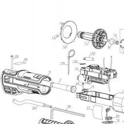 DeWalt DWE43231VS spare parts
