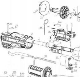 DeWalt DWE43240VS spare parts