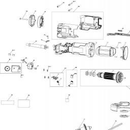 DeWalt DWE4336 spare parts