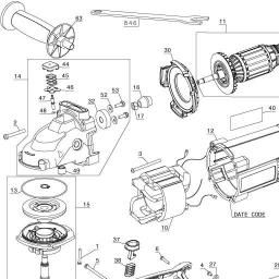 DeWalt DWE4519 spare parts