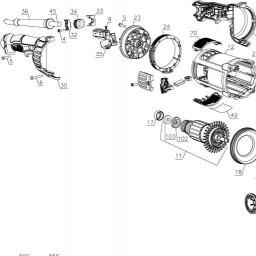 DeWalt DWE4559CN spare parts