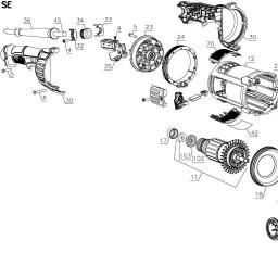 DeWalt DWE4559N spare parts
