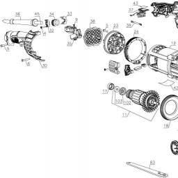 DeWalt DWE4577 spare parts