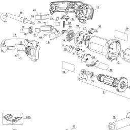 DeWalt DWE46066 spare parts