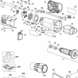 DeWalt DWE46102 spare parts