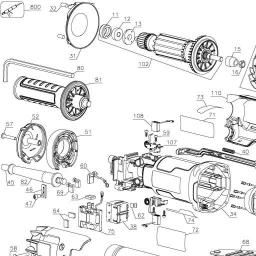 DeWalt DWE46103 spare parts