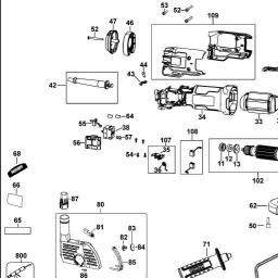 DeWalt DWE46105 spare parts