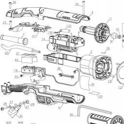 DeWalt DWE46266N spare parts