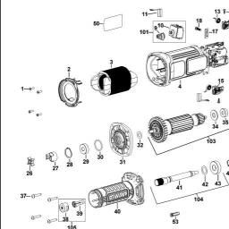 DeWalt DWE4887N spare parts