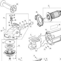 DeWalt DWE491 spare parts