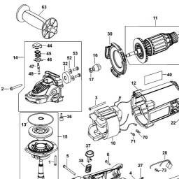 DeWalt DWE492GK spare parts