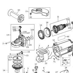 DeWalt DWE496 spare parts