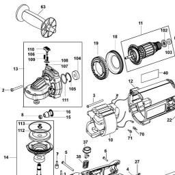 DeWalt DWE496 spare parts