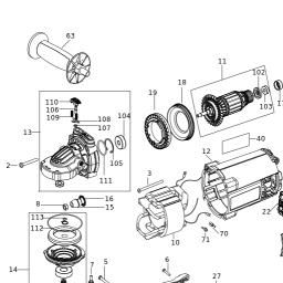 DeWalt DWE497 spare parts