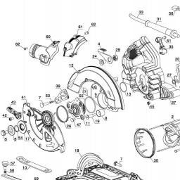 DeWalt DWE576K spare parts