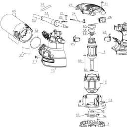 DeWalt DWE6421K spare parts