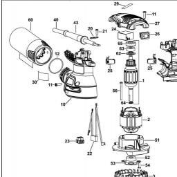 DeWalt DWE6423 spare parts