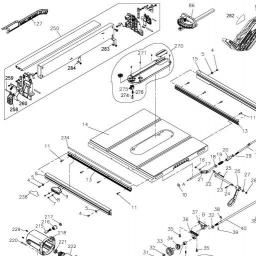 DeWalt DWE7480 spare parts