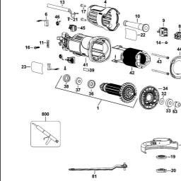 DeWalt DWE8101T spare parts