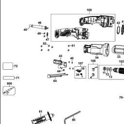 DeWalt DWE8421 spare parts