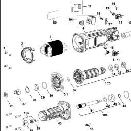 DeWalt DWE886P spare parts