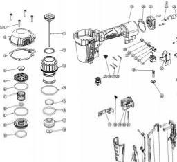 DeWalt DWFP71917 spare parts