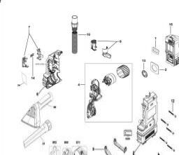 DeWalt DWH161B spare parts
