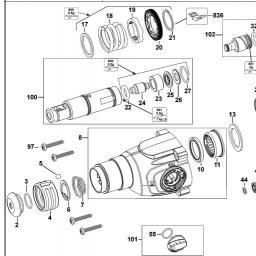 DeWalt DWH24 spare parts