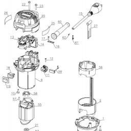 DeWalt DWP611 spare parts