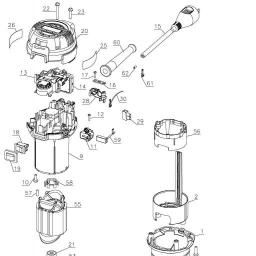 DeWalt DWP611PK spare parts