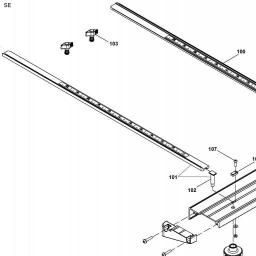 DeWalt DWS5100 spare parts