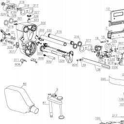 DeWalt DWS709 spare parts
