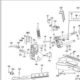 DeWalt DWS771 spare parts