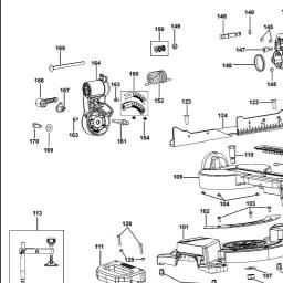 DeWalt DWS774 MITRE SAW spare parts