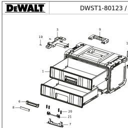 DeWalt DWST1-80123 spare parts