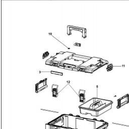 DeWalt DWST83342-1 spare parts