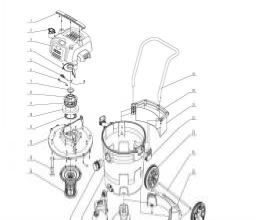 DeWalt DWV116 spare parts