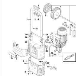 DeWalt DXPW003E spare parts