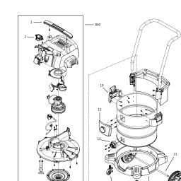 DeWalt DXV50SPTA spare parts