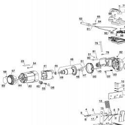 DeWalt GR870 spare parts