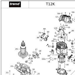 DeWalt T12K spare parts